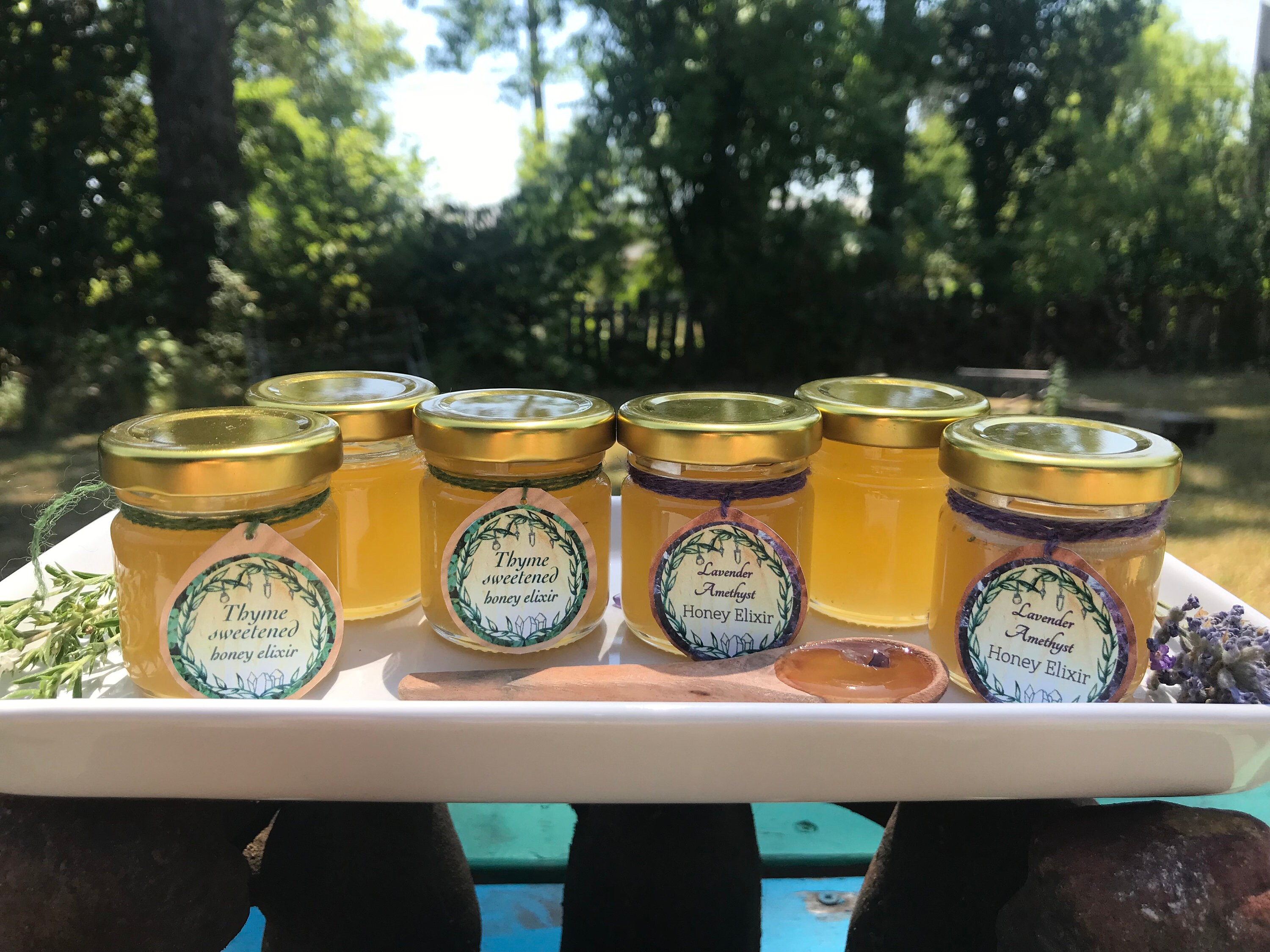 Thyme Sweetened Honey Elixir Etsy
