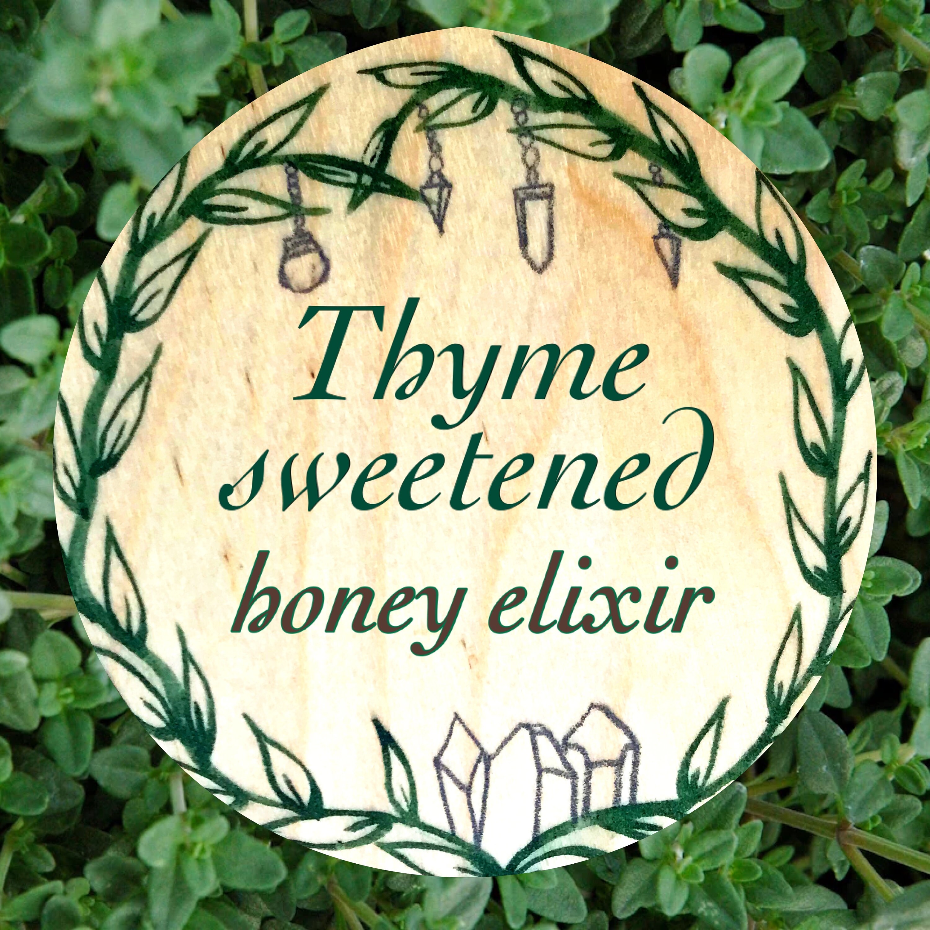 Thyme Sweetened Honey Elixir Etsy