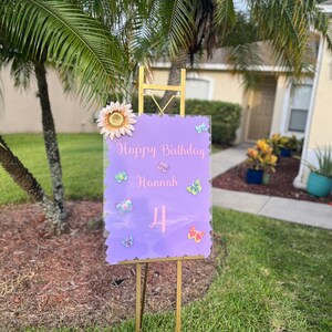 Birthday Party Acrylic Welcome sign. Acrylic Birthday Welcome Sign . Milestone Birthday Sign. Acrylic Welcome Sign .Happy Birthday sign