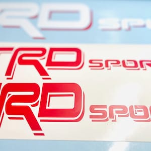 TRD decal, Sport decal, Toyota sticker, Truck, Tacoma, Tundra, Toyota racing development, car vinyl, Truck decals, TRD, Gifts for him