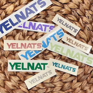 Yelnats, Stanley logo, Stanley vinyl , cute stickers, tumbler sticker, vinyl decals, Stanley accessories, Stanley, Stanley stick