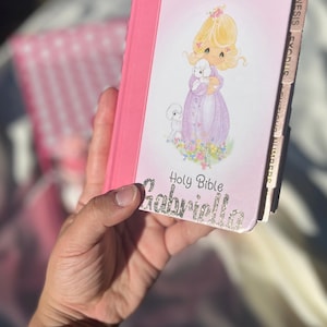 Custom Personalized Bible, personalized Bible tabbed, Gift Bible, Custom Bible, Personalized Bible, Tabbed Bible, new baby Bible, Gift baby
