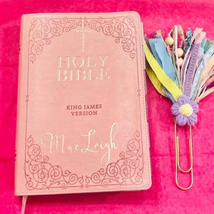 Bible, religious gifts, pink Bible , personalized Bibles, Gift Bible, Custom Bible, Personalized Bible, Bible with tabs, Christian bible,