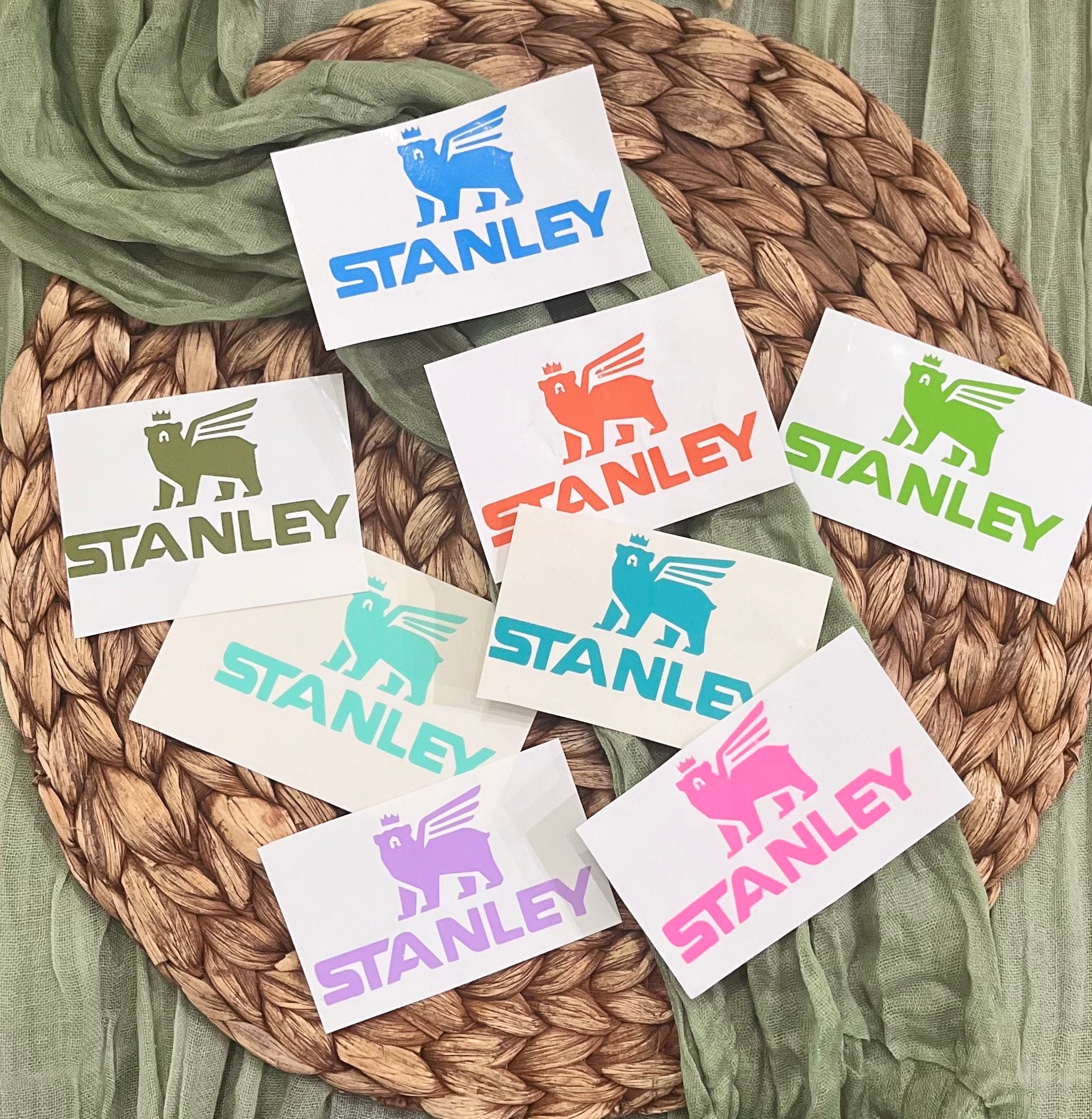 Sticker for Sale mit Stanley Name - handschriftliche Kalligrafie