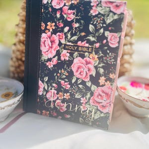 NKJV Bible Tabbed Journaling Bible Custom Women&#39;s Journal the Word Bible Red Letter Christian Gift Baptism Bible gift Gift Study Bible