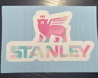 NOT a Stanley sticker, Stanley, Tumbler decal, sticker, Stanley vinyl logo, stickers, Stanley dupe, Stanley logo, car decal, window decal