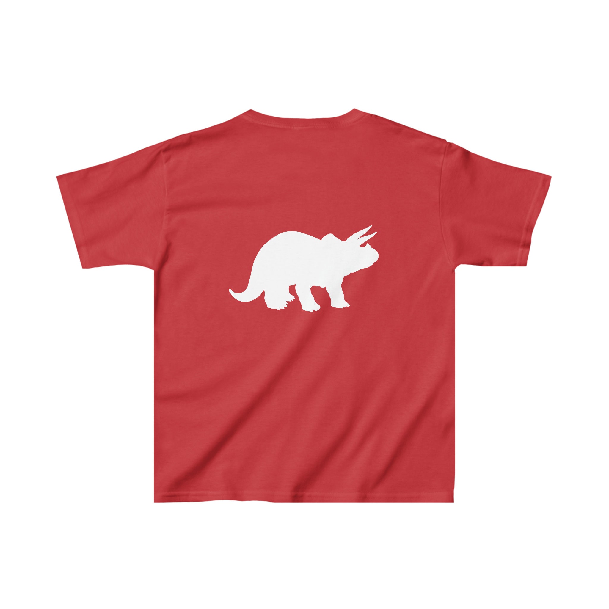 T-shirt Enfant 'Rad To The Bone' Avec Triceratops - 100% Coton - Taille Youth - Neuf étiqueté