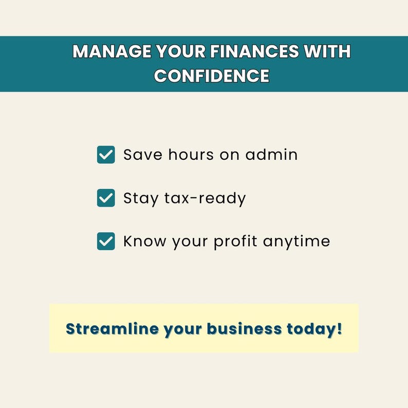 Simple Contractor Bookkeeping Template | Income & Expense Tracker | Job ...