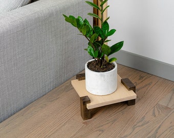 Wooden Bonsai Stand - “Uneven three legs” / Wood Riser / Wood Display / Candle Display / Soap Tray / Wooden Tray