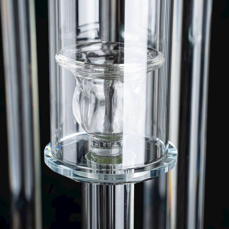 10 Arms 48 Inches Tall Crystal Glass Candelabra Wedding Centerpieces