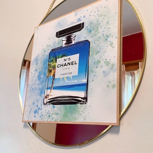 Arte de pared con espejo hecho a mano.