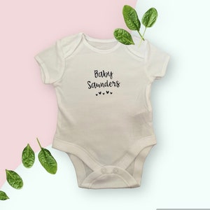 Pregnancy Announcement Baby Vest, Grow, Sleepsuit or Bib | Pregnant | New Baby Reveal | Baby Shower Gift | Newborn Baby Gift | Coming Soon