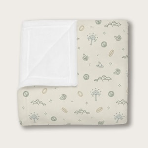 Adventures of the Fellowship, Velveteen Plush Baby Blanket