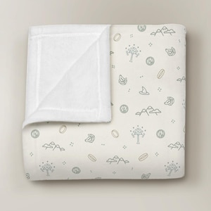 Adventures of the Fellowship, Velveteen Plush Baby Blanket