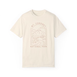 Mt. Coronet National Park Comfort Colors Garment-Dyed Graphic T-shirt