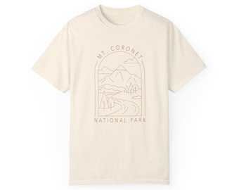 Mt. Coronet Nationalpark Komfort Colors Garment-Dyed Graphic T-shirt