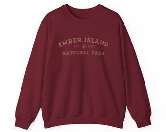 Ember Island National Park Crewneck Sweatshirt