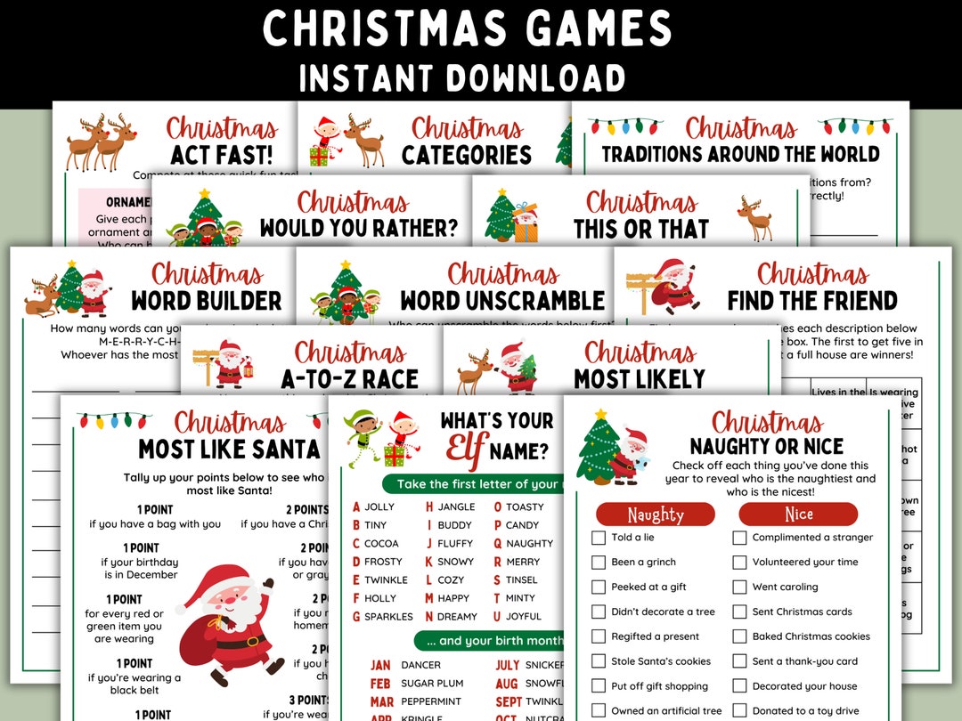 Christmas Party Games Printable Christmas Games Christmas Games For christmas-party-games-printable-christmas-games-christmas-games-for
