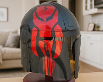 Replica Mandalorian Helmet from Star Wars – Wearable Collectible Armor, Cosplay Gift for Fans