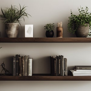 Cozy Dark Notes Minimalist Shelves | Zoom Virtual Backgrounds | Bundle of 4 | Backdrop | Office Background | Microsoft Teams | Skype
