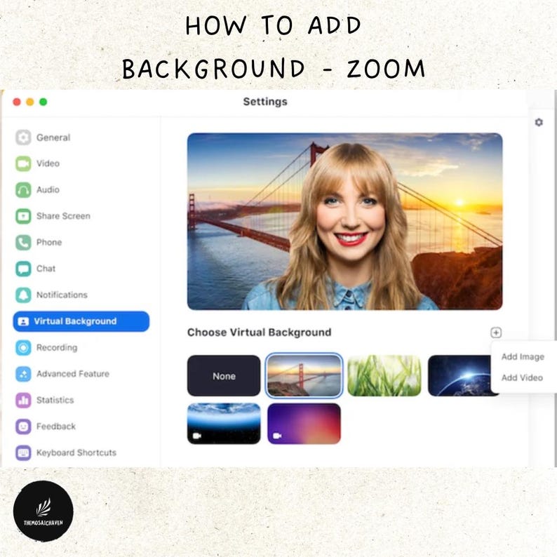 Virtual Background for Zoom | Classic Background for Meetings | Teams ...