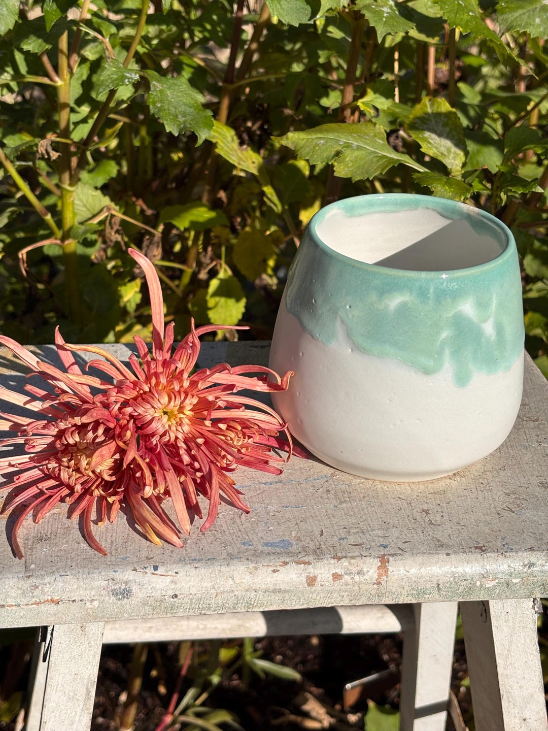 Ocean Vase Handmade Wheel Thrown Pottery - Etsy
