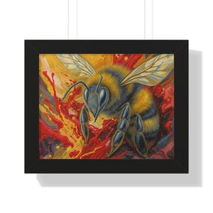BEE!! , Insect Wall Decor, Nature Lover Gift, Bee Enthusiast Art, Home Decor, Gift for Bee Keepers