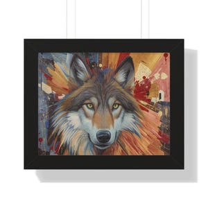 WOLF! , Animal Wall Art, Nature Decor, Gift for Wildlife Lovers, Boho Home Decor, Unique Art Print
