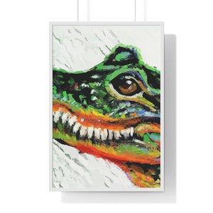 ALLIGATOR! Premium Framed Vertical Poster