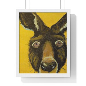KANGAROO! Premium Framed Vertical Poster