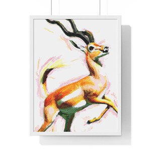 DEER! Premium Framed Vertical Poster