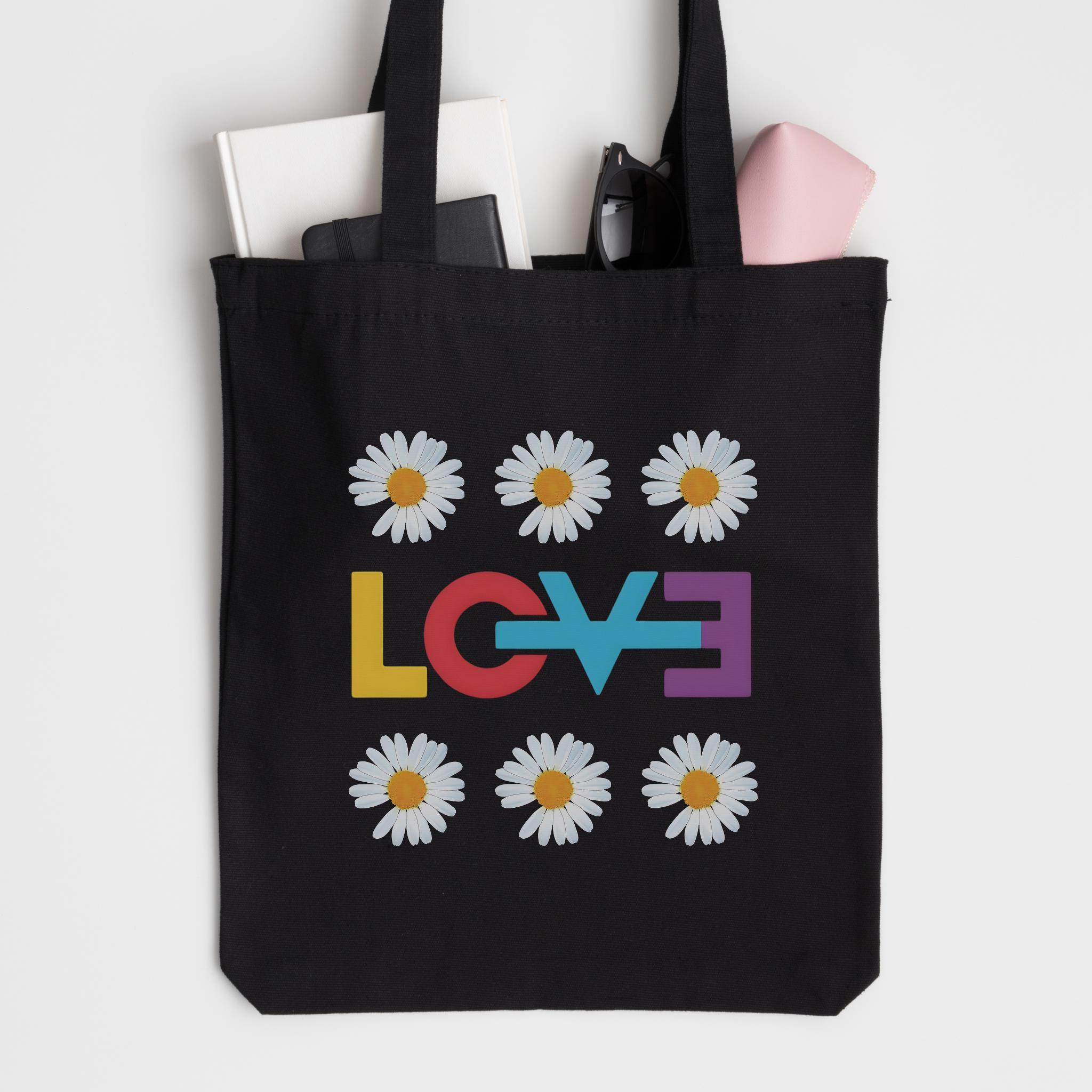 G Dragon Love Cotton Canvas Tote Bag, Gdragon Fan Merch, GD