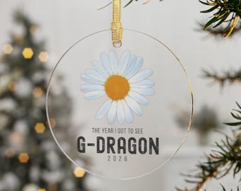 G Dragon Ornament, GD Keepsake, GDragon Daisy, G-Dragon Ubermensch, Concert Keepsake, Concert Ornaments, GD World Tour