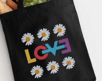 G Dragon Love Cotton Canvas Tote Bag, Gdragon Fan Merch, GD