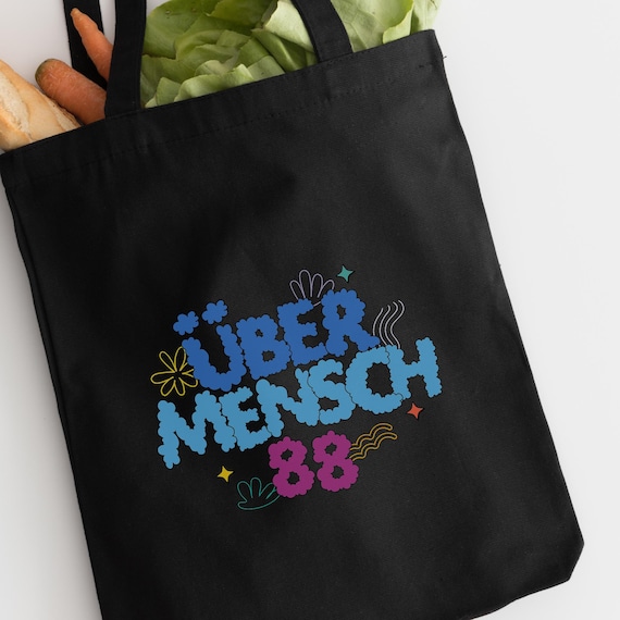 Übermensch Cotton Canvas Tote Bag, G-dragon Übermensch, GD