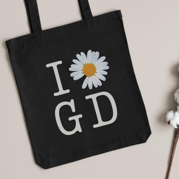 G Dragon Cotton Canvas Tote Bag, I Heart GD, Gdragon Daisy, G