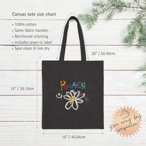 Natural Tote Bag, Eco Friendly Bag, Holiday Gift Bag, G Dragon POWER Up Cotton Canvas Tote Bag, GD Good Day, GD Mascot, G-Dragon Übermensch, Gdragon New Album, Kpop Lover Gift, Kpop Idol, Fan Merchandise, BigBang VIP