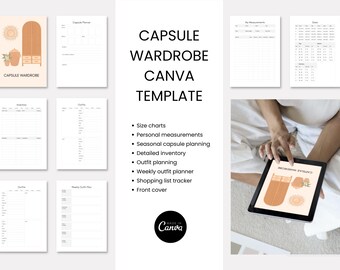 Capsule Wardrobe Canva Template