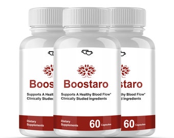 Boostaro Supplement Pills - 3 pack 90 days Supply