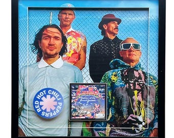 Red Hot Chili Peppers Signed 3D 21x21 Framed CD Flat Return of the