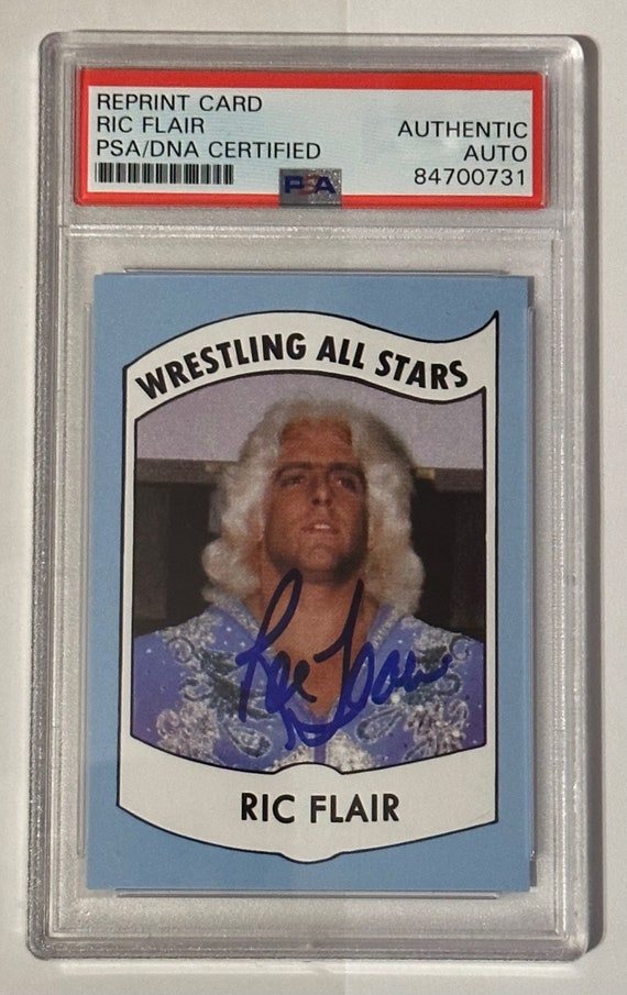 Ric Flair Signed Wrestling All Stars #27 Reprint Card PSA - Etsy 日本