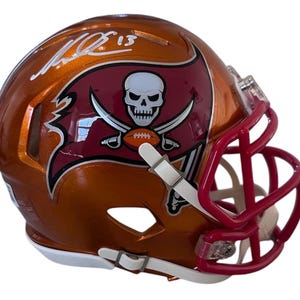 Mike Evans Signed Tampa Bay Flash Mini Football Helmet Beckett