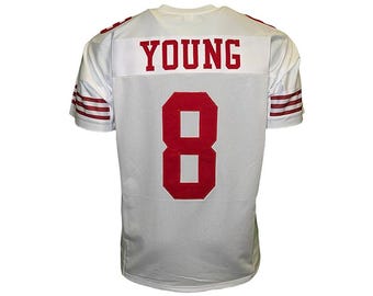 Steve Young Unsigned San Francisco White Football Jersey