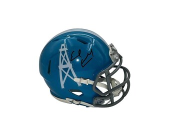 Houston Oilers Custom Mini Helmet Red Mask