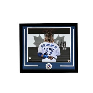 Vladimir Guerrero Jr. Signed  Toronto Blue Jays 16x20 Baseball Framed Photo JSA