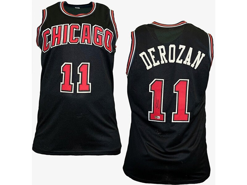 DeMar DeRozan Autographed Chicago Custom Red Basketball Jersey - BAS