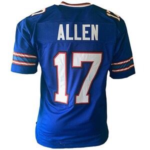 Josh Allen Buffalo Bills Blue Jersey Large Stitched #17