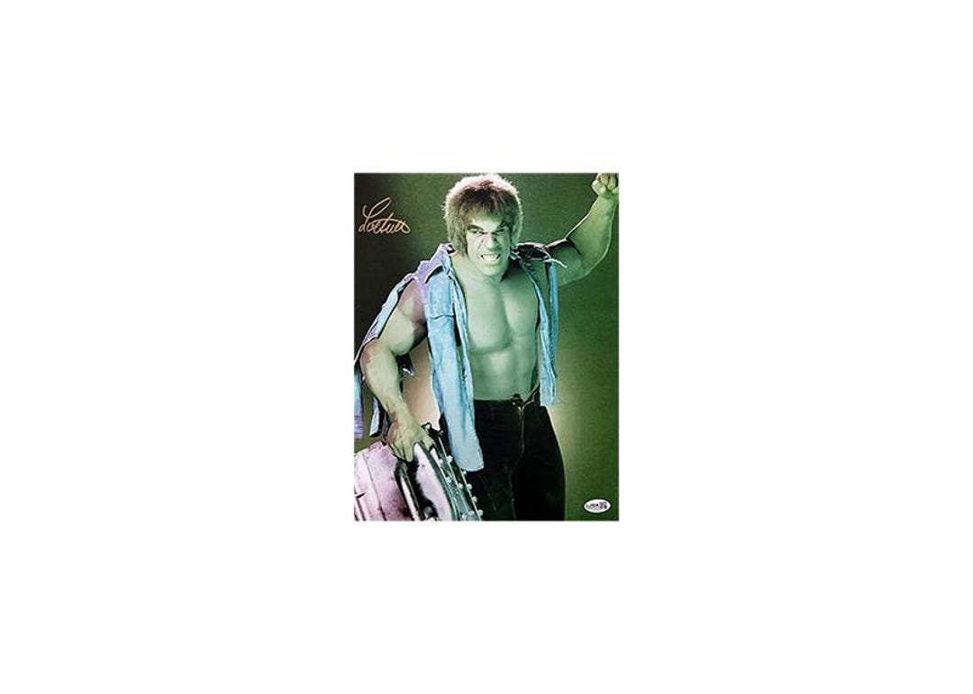 Lou Ferrigno Signed the Incredible Hulk 11x14 Photo JSA - Etsy