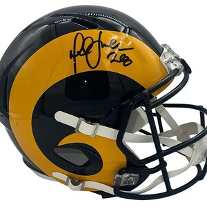 Marshall Faulk Signed St. Louis Rams Full Size Helmet Beckett