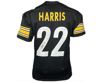 Najee Harris Signed Pittsburgh Black Football Jersey JSA